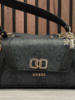 Guess - Karnilla Logo Flap Shldr Bag - Zwart
