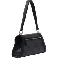 Guess - Karnilla Logo Flap Shldr Bag - Zwart