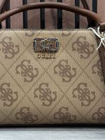 Guess - Karnilla Logo Gfriend Satchel - Bruin