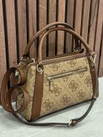 Guess - Karnilla Logo Gfriend Satchel - Bruin