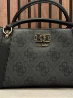 Guess - Karnilla Logo Gfriend Satchel - Zwart