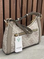 Guess - Karnilla Logo Shoulder Bag - Beige
