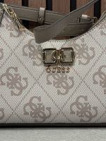 Guess - Karnilla Logo Shoulder Bag - Beige