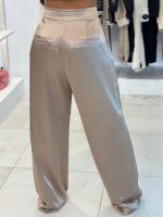 Guess - Katie Satin Wide Leg Pant - Beige