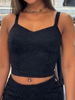 Guess - Katrina Bralette Lace Top - Zwart