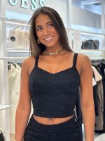 Guess - Katrina Bralette Lace Top - Zwart