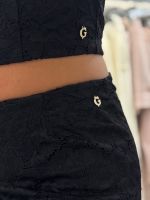Guess - Katrina Midi Lace Skirt - Zwart