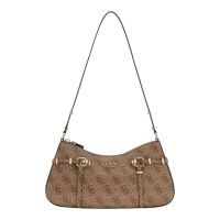 Guess - Leona Logo Shoulder Bag - Bruin