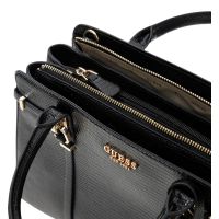 Guess - Leona Multi Comp Satchel - Zwart