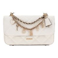 Guess - Libby Flap Crossbody - Wit