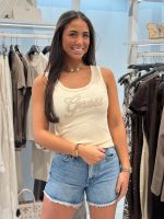 Guess - Logo Script Tank Top - Beige