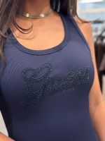Guess - Logo Script Tank Top - Blauw