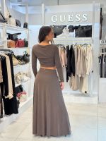 Guess - Long Milena Jewel Skirt - Bruin