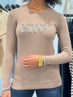 Guess - Ls Cn Reyna Logo Swtr - Beige
