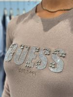 Guess - Ls Cn Reyna Logo Swtr - Beige