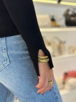 Guess - Ls Cn Stella Cardi Swtr - Zwart