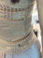 Guess - Ls Marline Henley Top - Beige