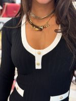 Guess - Ls Vn Laurel Swtr - Zwart