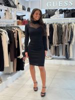 Guess - Lucy Rhinestones Swtr Skirt - Zwart