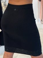 Guess - Lucy Rhinestones Swtr Skirt - Zwart