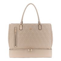 Guess - Maxine Zip Bottom Tote - Beige