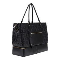 Guess - Maxine Zip Bottom Tote - Zwart
