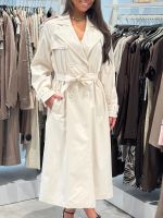 Guess - Melania Fluid Long Trench - Beige
