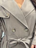 Guess - Melania Fluid Long Trench - Bruin