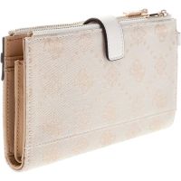 Guess - Melinda Logo Slg Dbl Zip Ornzr - Wit