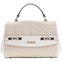 Guess - Melinda Logo Top Handle Flap - Wit
