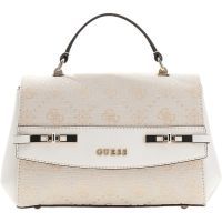Guess - Melinda Logo Top Handle Flap - Wit