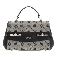 Guess - Melinda Logo Top Handle Flap - Zwart