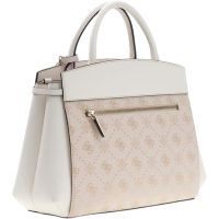 Guess - Melinda Logo Tri Comb Satchel - Wit