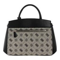 Guess - Melinda Logo Tri Comb Satchel - Zwart