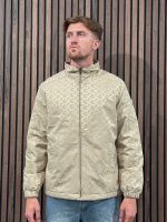 Guess - Monogram Hooded Jacket - Beige