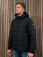 Guess - Monogram Puffa Jacket - Zwart