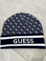 Guess - Sevyn 4G Logo Beanie Swtr - Blauw