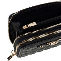 Guess - Nadira Slg Medium Double Zip - Zwart