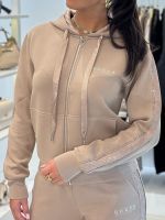 Guess - New Hooded Scuba Sweatshirt - Beige