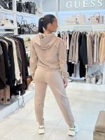 Guess - New Hooded Scuba Sweatshirt - Beige