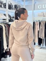 Guess - New Hooded Scuba Sweatshirt - Beige