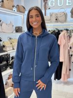 Guess - New Hooded Scuba Sweatshirt - Blauw