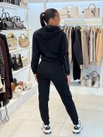 Guess - New Hooded Scuba Sweatshirt - Zwart