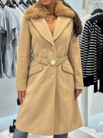 Guess - New Patrice Belted Coat - Beige