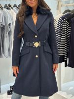 Guess - New Patrice Belted Coat - Blauw