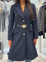 Guess - New Patrice Belted Coat - Blauw