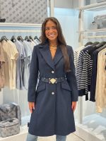 Guess - New Patrice Belted Coat - Blauw