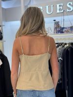 Guess - New Sl Caroline Logo Tank - Beige