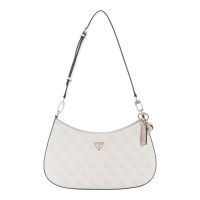 Guess - Noelle II Top Zip Shoulder Bag - Beige