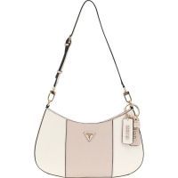 Guess - Noelle II Top Zip Shoulder Bag - Beige